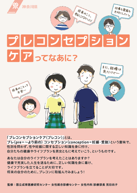 プレコンセプションケアのチラシ